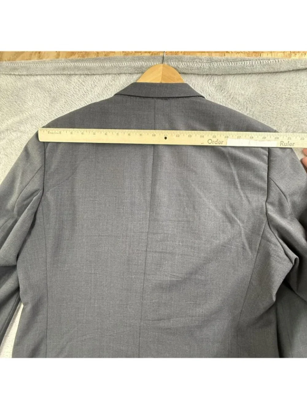 Brooks Brothers Suit Jacket Mens 43L Gray 346 Stretch Wool Sport Coat 2 Button